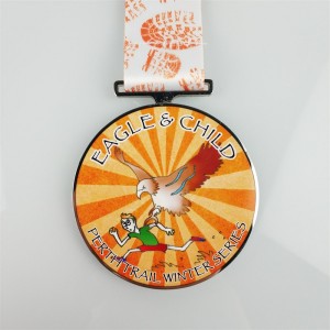 Χρώμα χυτού μετάλλιο 3D σμάλτο μετάλλια έθιμο τυπωμένο μετάλλιο