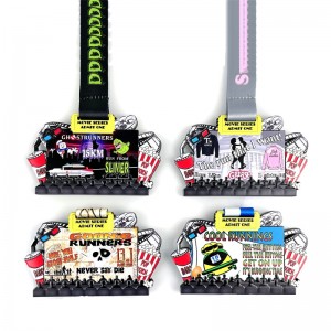 Rose Medallion Plates Medal Medal Προσαρμοσμένο μετάλλιο