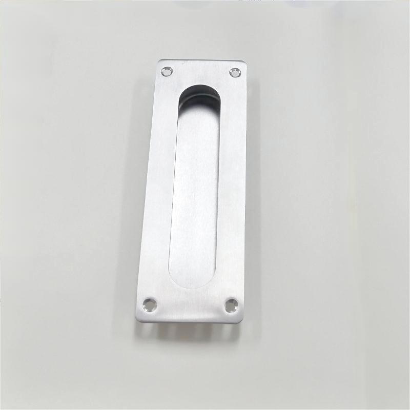 7,09 ίντσες εσοχή φλόγας δάχτυλα τραβά για την πόρτα της πόρτας τσέπης, συρόμενη λαβή πόρτας αχυρώνα, βουρτσισμένο ανοξείδωτο χάλυ...