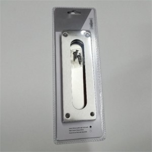 7,09 ίντσες εσοχή φλόγας δάχτυλα τραβά για την πόρτα της πόρτας τσέπης, συρόμενη λαβή πόρτας αχυρώνα, βουρτσισμένο ανοξείδωτο χάλυ...