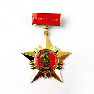 Προσαρμοσμένο Medalla Medallion Die Cast Metal Badge 3D Medals and Awards Medal με κορδέλα