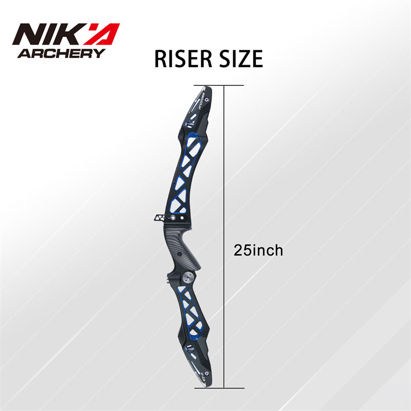 210080-10 25inches μαύρο&blue χρώμα ILF recurve bow riser