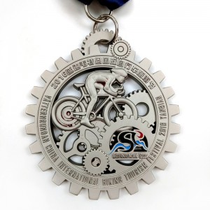 Gag New Custom Metal 3D Cycle Series Medals Bike Medals