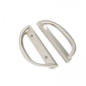 Συρόμενο σετ λαβής πόρτας αίθριο, σχήμα D, μη κλειδιά (ταιριάζει 3-15/16 \\\