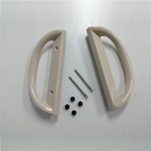 Συρόμενο σετ λαβής πόρτας αίθριο, σχήμα D, μη κλειδιά (ταιριάζει 3-15/16 \\\