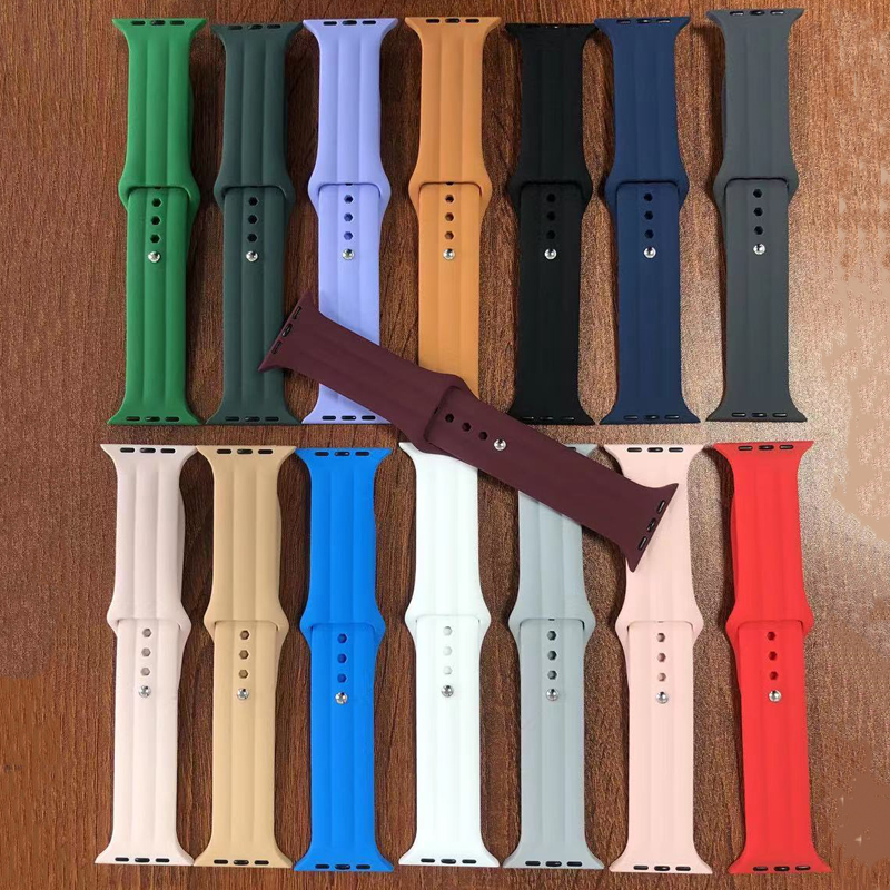 Iwatch Silicone Sports Band Strap βραχιόλι ρολογιών ρολογιών για το Apple Watch