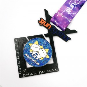 Προσαρμοσμένα χρυσά μετάλλια από ασημένιο ασημένιο