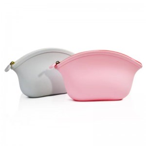 Ψώνια ταξιδιωτικό πάρτι φερμουάρ φορητή καραμέλα χρώμα κυρίες σιλικόνη καλλυντική τσάντα τσάντα