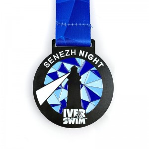 Έθιμο μεταλλικό κύκλο σχήμα ανάγλυφου μετάλλια σμάλτου σχεδιασμού