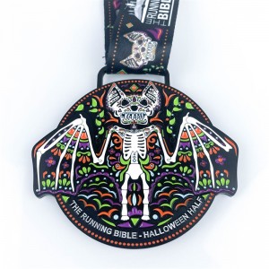 Προσαρμοσμένη εξάχνωση Lanyard Metal Hollow Championship Super Hero Race Medal
