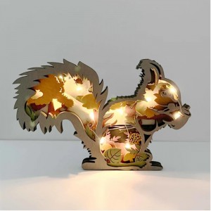 3D ξύλινα στολίδια ζώων