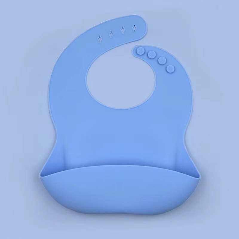 Baby Silicone Bib Baby \\\\ Solid Silicone Bib Water Pocket Water Pocket και Proof Proof Baby Bib