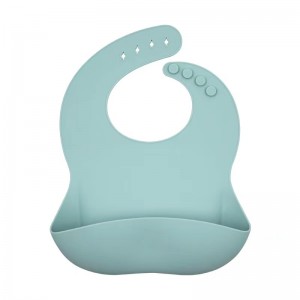 Baby Silicone Bib Baby \\\\ Solid Silicone Bib Water Pocket Water Pocket και Proof Proof Baby Bib