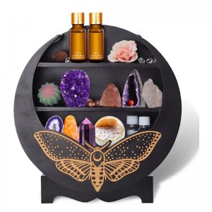 Σελήνη κάτοχος τοίχου ή επιφάνεια εργασίας ράφι αιθέριο λάδι Crystal Holder