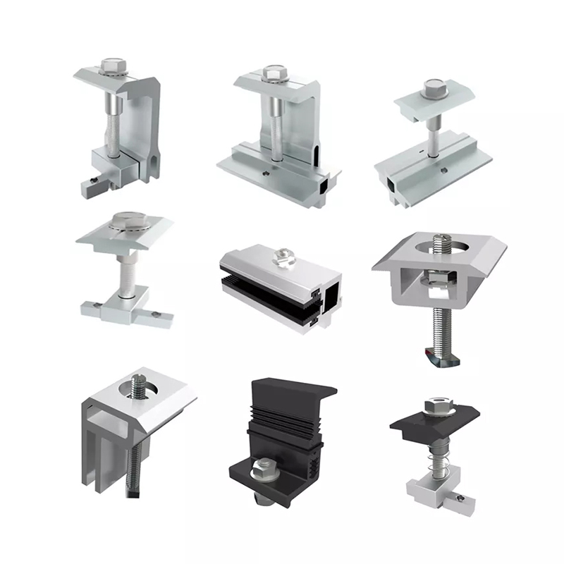 Ηλιακό πάνελ φωτοβολταϊκό module module bracket αξεσουάρ πλευρική πίεση γαλβανισμένο μπλοκ μεσαίας πίεσης