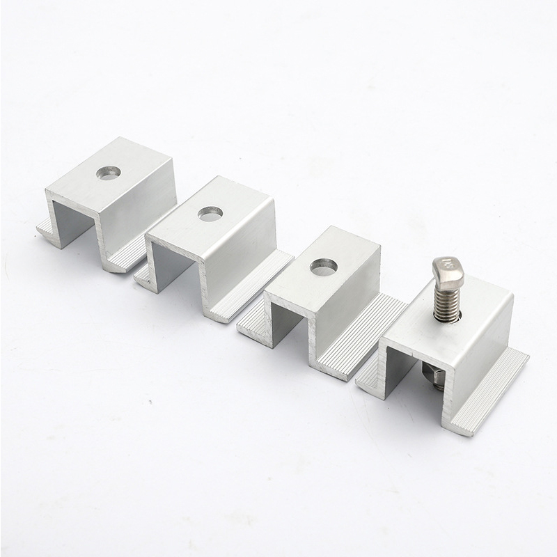 Ηλιακό πάνελ φωτοβολταϊκό module module bracket αξεσουάρ πλευρική πίεση γαλβανισμένο μπλοκ μεσαίας πίεσης