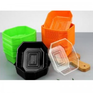 Χωρίς κάλυμμα Deep Tray 155*145*50 mm HGF-01B Πράσινο/Πορτοκαλί