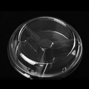 Τρία-ompartment Fresh-cut φρούτα κάτω από 205*122*58 mm hj-160