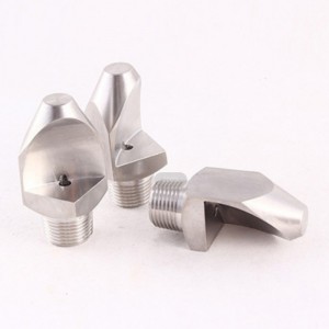 Ανοξείδωτο χάλυβα στενή γωνία επίπεδη ακροφύσιο καθαρισμού νερού ανεμιστήρα