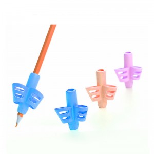 Silicone Pencil Holder για 2-4 ετών Toddler Χειρόχρωμα Διόρθωση Διόρθωση Διόρθωση Γράψιμο Βοηθήματα, Υπόθεση Μολύβι για Νηπιαγωγείο, παιδιά προ...