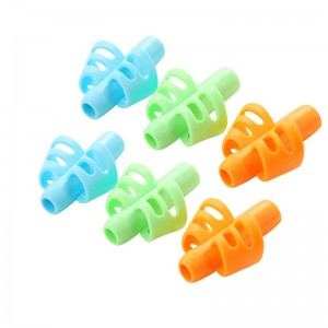 Silicone Pencil Holder για 2-4 ετών Toddler Χειρόχρωμα Διόρθωση Διόρθωση Διόρθωση Γράψιμο Βοηθήματα, Υπόθεση Μολύβι για Νηπιαγωγείο, παιδιά προ...