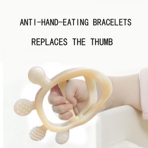 Παιχνίδια δαγκώματος μωρών σιλικόνης για μωρά 3+ Μήνες, Δωρεάν Πτώση-ανθεκτικά γάντια σιλικόνης για την ανακούφιση πληγών ούλων, ...