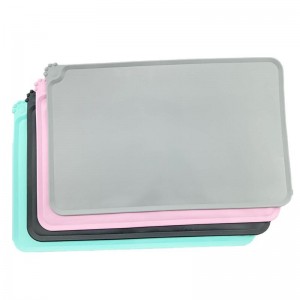 Τροφίμων Αδιάβροχο χαλάκι μπολ για τα γατάκια και τα κουτάβια, τα μη ολισθητικά μπολ με ματς κατοικίδιων ζώων, ανθεκτικές στη φθο...