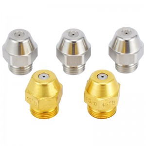 Diesel Heavy Fuel Burner Misting Brass Lozle Oil με κοίλο στερεό ημι -πλήρες μοτίβο ψεκασμού κώνου