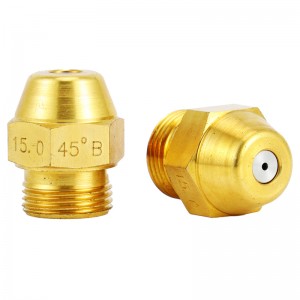 Diesel Heavy Fuel Burner Misting Brass Lozle Oil με κοίλο στερεό ημι -πλήρες μοτίβο ψεκασμού κώνου