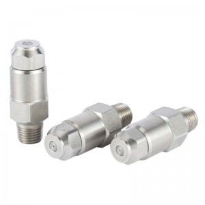 Ανοξείδωτο χάλυβα υδραυλική ψεκασμό ακροφυσίου LNN ακροφύσιο υγρασία αέρα ψεκασμού λεπτού ακροφυσίου ψεκασμού νερού ψεκασμού ακ...