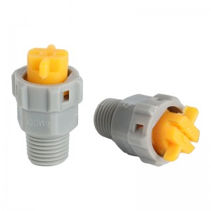 PP Πλαστική γρήγορη απελευθέρωση και αποσυναρμολόγηση ακροφυσίου ψεκασμού Βιομηχανικό ακροφύσιο αεριωθούμενου αεριωθούμε