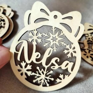 Λέιζερ σκαλιστό κομμένο ξύλινο κόντρα πλακέ Κύκλο διακοσμητικό κομμάτι