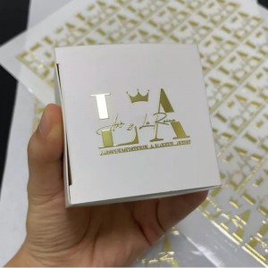 Αυτοκόλλητο ετικέτας επιχρυσωμάτων UV