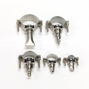 Σύνδεσμοι διαχωρισμού από ανοξείδωτο χάλυβα για τη στερέωση ακροφυσίων και σωλήνων