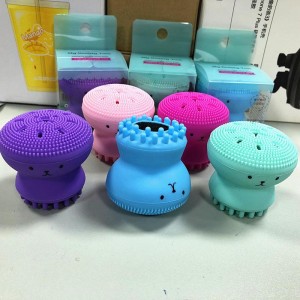 Καθαρισμός βούρτσας βούρτσας σιλικόνη χειρός καθαρισμός βούρτσα και μασάζ, χταπόδι σχήμα καθαρισμού βούρτσα για βαθύ καθαρισμό ...