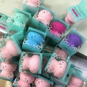 Καθαρισμός βούρτσας βούρτσας σιλικόνη χειρός καθαρισμός βούρτσα και μασάζ, χταπόδι σχήμα καθαρισμού βούρτσα για βαθύ καθαρισμό ...