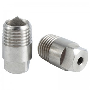 Δύο τεμαχίων x-vane hh/h ανοξείδωτο χάλυβα/brass μεγάλης χωρητικότητας πλήρης/solid conejet ψεκασμό ακροφύσιο