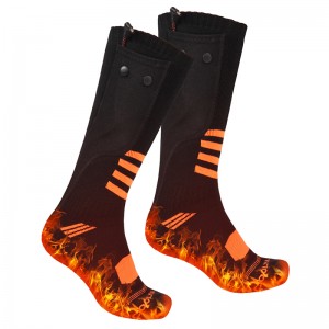 Πλύνετε 7.4V επαναφορτιζόμενες ηλεκτρικές κάλτσες θέρμανσης μπαταρίας για χειμερινά υπαίθρια αθλήματα