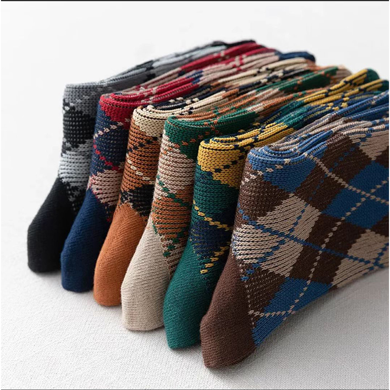Χονδρικό υψηλής ποιότητας Custom Custom Logo Luxury Winter Wool Crew Socks