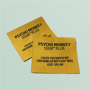 Προσαρμοσμένα χρωματιστά σημάδια ετικέτας ρούχων