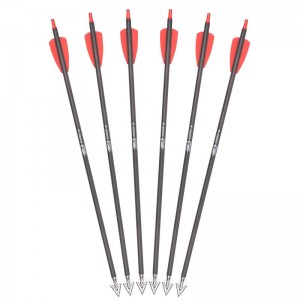 15inches RX Crossbow Bolts με ανοξείδωτο χάλυβα Broadheads