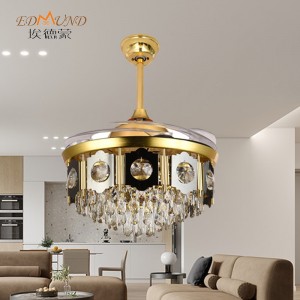 K013 πολυέλαιος ανεμιστήρας οροφής με φως με απομακρυσμένη 42 ίντσες 3 χρώμα με πολυέλαιος ανεμιστήρα ηχείων