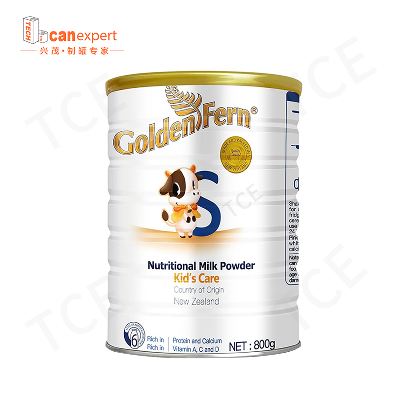 TCE-Factory Supply Food Grade Metal Can Cmyk/PMS COLOR/ανάγλυφο Tinplate Powder Milk Cin Can Can Can Can Can Can Can Can Can