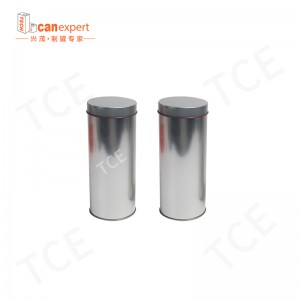 Κενό στρογγυλό τσάι δοχεία τροφίμων βαθμίδα σφραγισμένο σίδερο τσάι συσκευασία καφέ ζάχαρη έθιμο τσάι