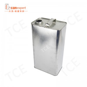 Τετράγωνο ορθογώνιο μεταλλικό δοχείο κασσίτερου μπορεί για κόλλα/engine λάδι/machine/solvent/paint συσκευασία