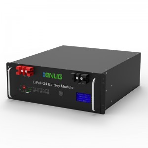 51.2V 100/150/200AH LIFEPO4 Λιθίου Σύστημα αποθήκευσης ενεργειακών ιόντων λιθίου σε συστήματα ηλιακής ενέργειας με οθόνη LCD