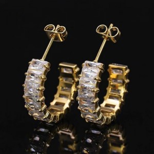 316L Ανοξείδωτο χάλυβα Τελευταία σκόνη σκουλαρίκια δαχτυλίδι