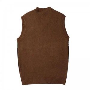 Προσαρμοσμένο λογότυπο OEM Knit Sweater Men\'s Sweater Vest