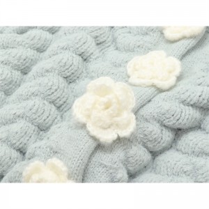 Πλέξιμο παλτό πουλόβερ ζακέτα