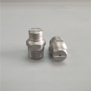 Υψηλής πίεσης πλυντήριο επίπεδη ακροφύσιο ακροφυσίων ακροφυσίου ανοξείδωτου χάλυβα